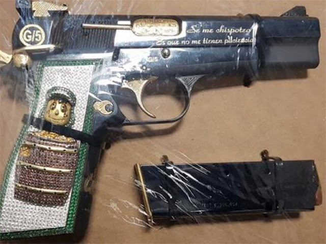 Se me chispoteo y "es que no me tienen paciencia" así es la pistola de El Chavo del 8 que quitaron en Sinaloa