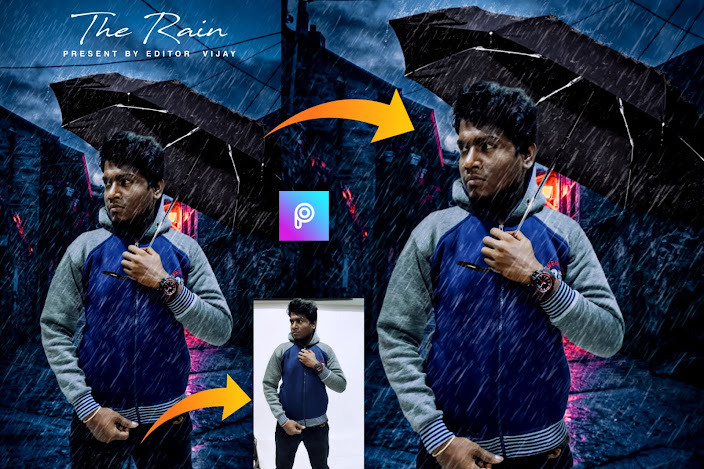 Rain Photo Editing In PicsArt
