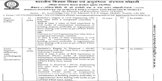 Junior Engineer  Civil and Electrical Engineering Jobs in IISER