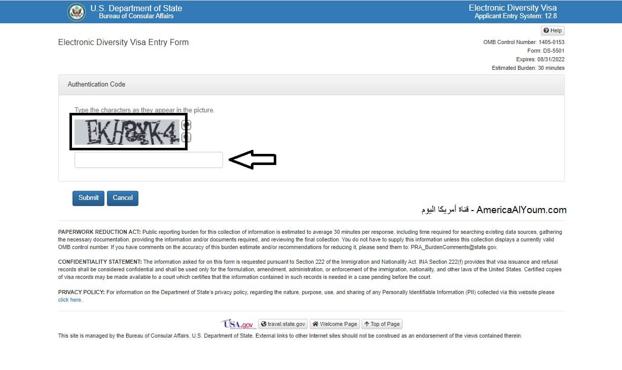 شرح بالصور.. كيفية التقديم في برنامج الهجرة العشوائية لأمريكا 2023/2024 "اللوتري الأمريكي"