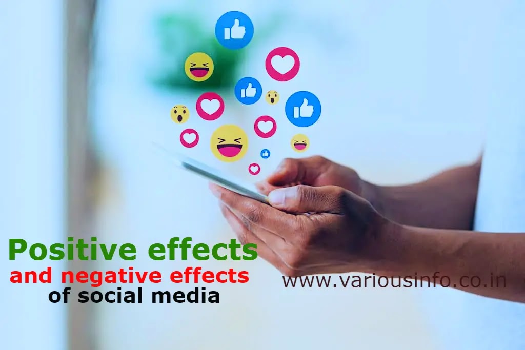 Social media के Positive और negative effects