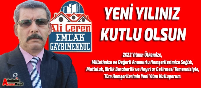 Anamur Haber,2022 Yeni Yıl Mesajı,