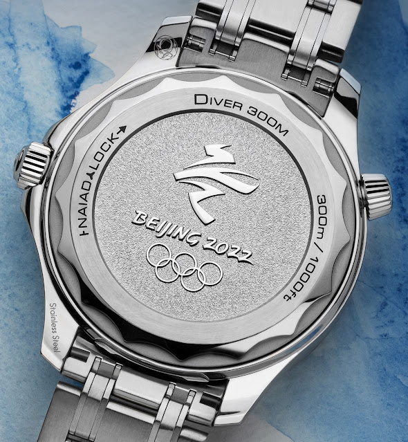 Review the Omega Seamaster Diver 300M "Beijing 2022" special edition replica