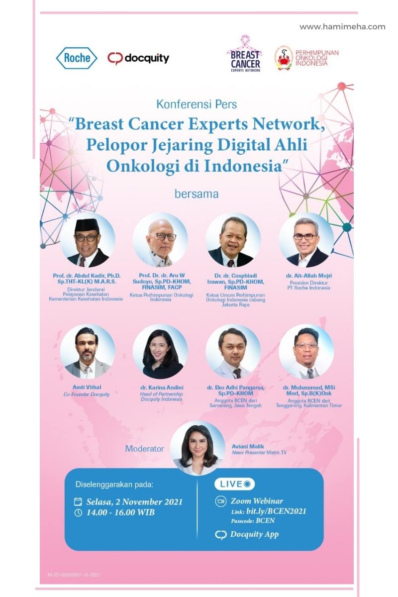 peluncuran breast cancer experts network dari roche dan docquity