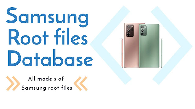Samsung all models root files download