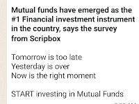 Mutual funds have emerged as the #1 Financial investment instrument in India'
