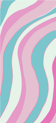 Aesthetic Wallpaper - Wavy Preppy Stripes