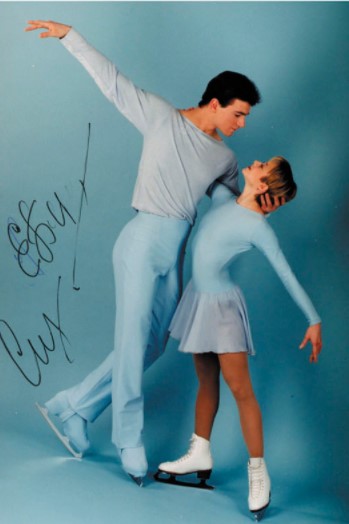 Russian figure skaters Elena Berezhnaya and Anton Sikharulidze