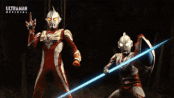 Gambar animasi bergerak ultraman ribut 3