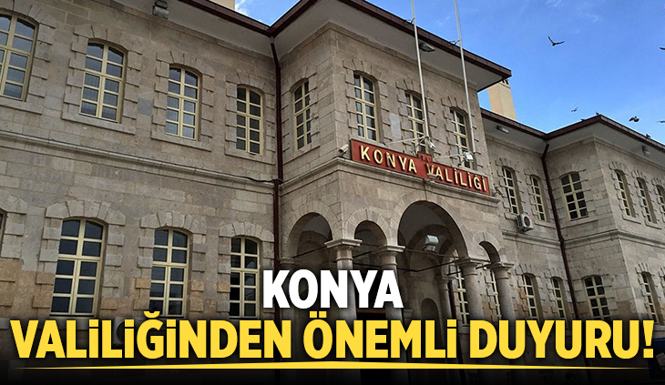 Konya Valiliğinden Yağışlar nedeniyle Mesai Değişikliği duyurusu