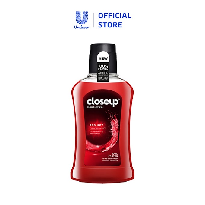 Mall Shop [ unilever_international ] [Mã COSUI01 giảm 8% đơn 150K] Nước súc miệng CloseUp Red Hot 500ml