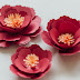 Paper flower decoration for elegant Chinese New Year celebration