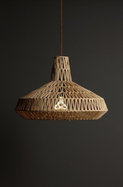 small wicker lamp shades