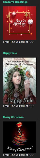 Season's Greetings, Happy Yule and Merry Christmas