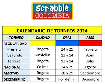 Calendario Colombia 2024