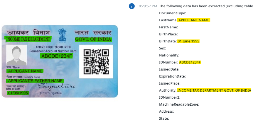 Result Comparison ID Card Data Extraction using UiPath Studio Web by nmnithinkrishna