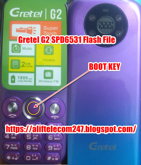 Gretel  G2 Flash File without password