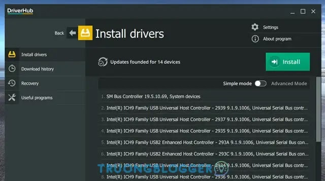 Cài đặt Full Driver máy tính chỉ với DriverHub nhanh chóng dễ dàng