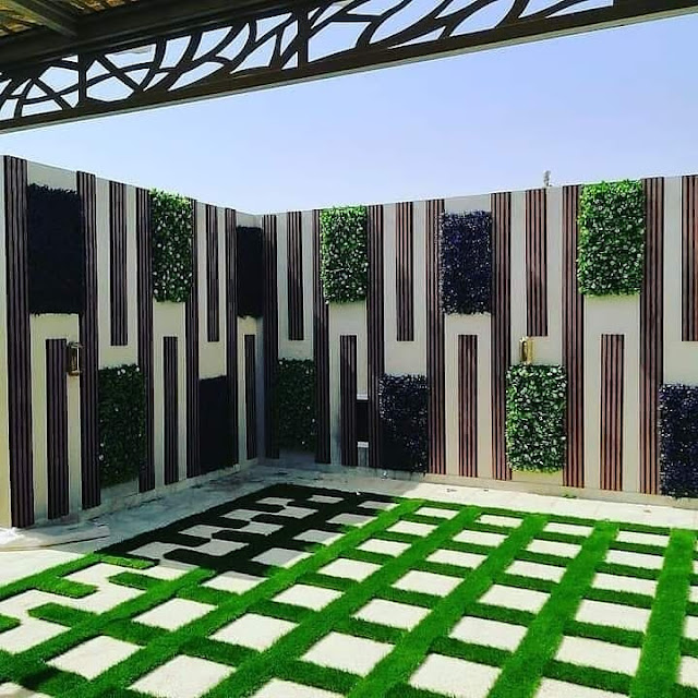 مميزات استخدام العشب الجداري في الرياض