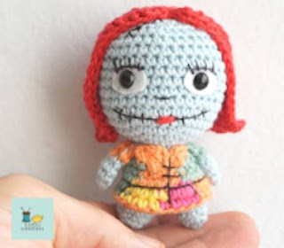 PATRON GRATIS SALLY | PESADILLA ANTES DE NAVIDAD AMIGURUMI 54677