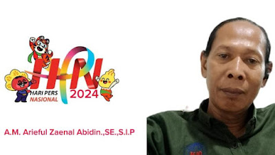 AM.Arieful Zaenal Abidin Ketum P2B Mengucapkan Selamat Hari Pers Nasional (HPN) 2024