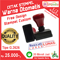 Cetak Stempel Otomatis | Cetak Stempel Warna Flash | Cetak Stempel Kilat