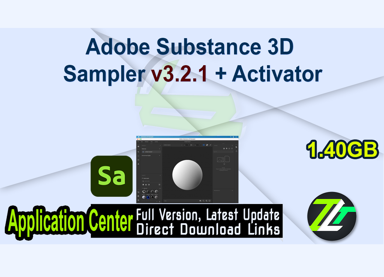 Adobe Substance 3D Sampler v3.2.1 + Activator
