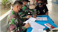Pasca Libur Nasional Maulid Nabi, TNI AL Lantamal I Kembali Layani Vaksinasi Masyarakat Belawan