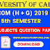 CU B.COM Fifth Semester (Honours and General) All Subjects 2019 Question Paper | B.COM 5th Semester (Honours & General) All Subjects 2019 Calcutta University Question Paper