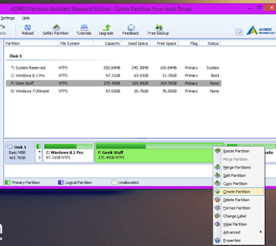 Membagi Partisi Hardisk Menggunakan Software Partisi Hardisk