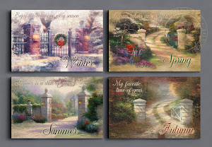 Thomas Kinkade Four Seasons Gift Puzzle