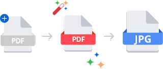 تحويل PDF إلى JPG بسهولة: لا توجد برامج مطلوبة