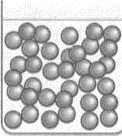 Particle arrangement in a mixture of two miscible liquids