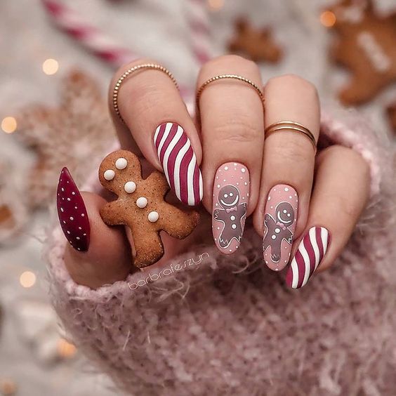 cute christmas nails