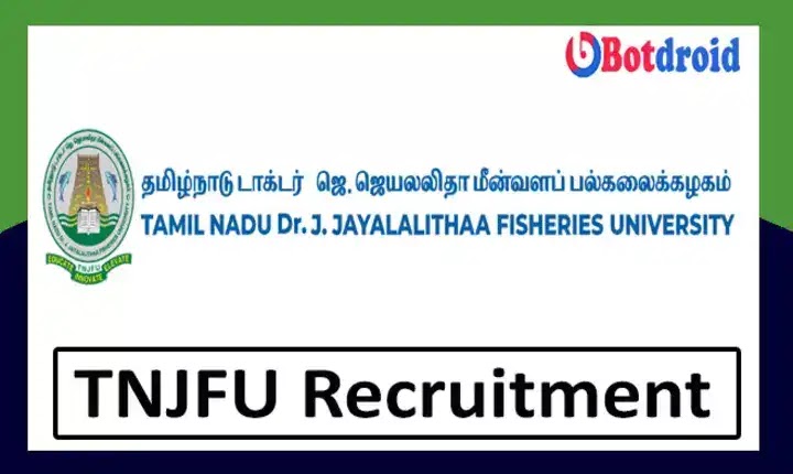 TNJFU Recruitment 2023, Tamil Nadu Fisheries University Recruitment Jobs