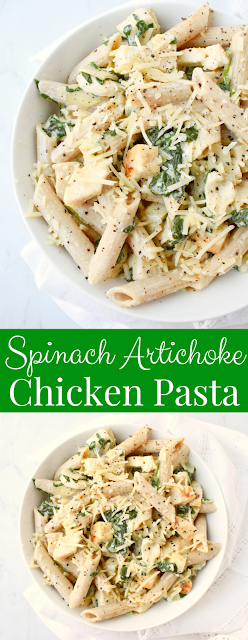 Spinach Artichoke Dip Pasta