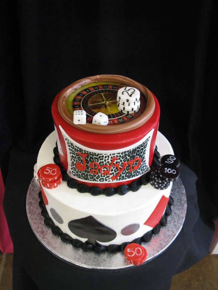 casino cake ideas