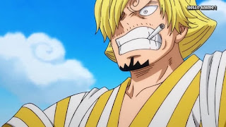 ワンピースアニメ 920話 ワノ国編 | ONE PIECE SANJI サン五郎 十八番そば