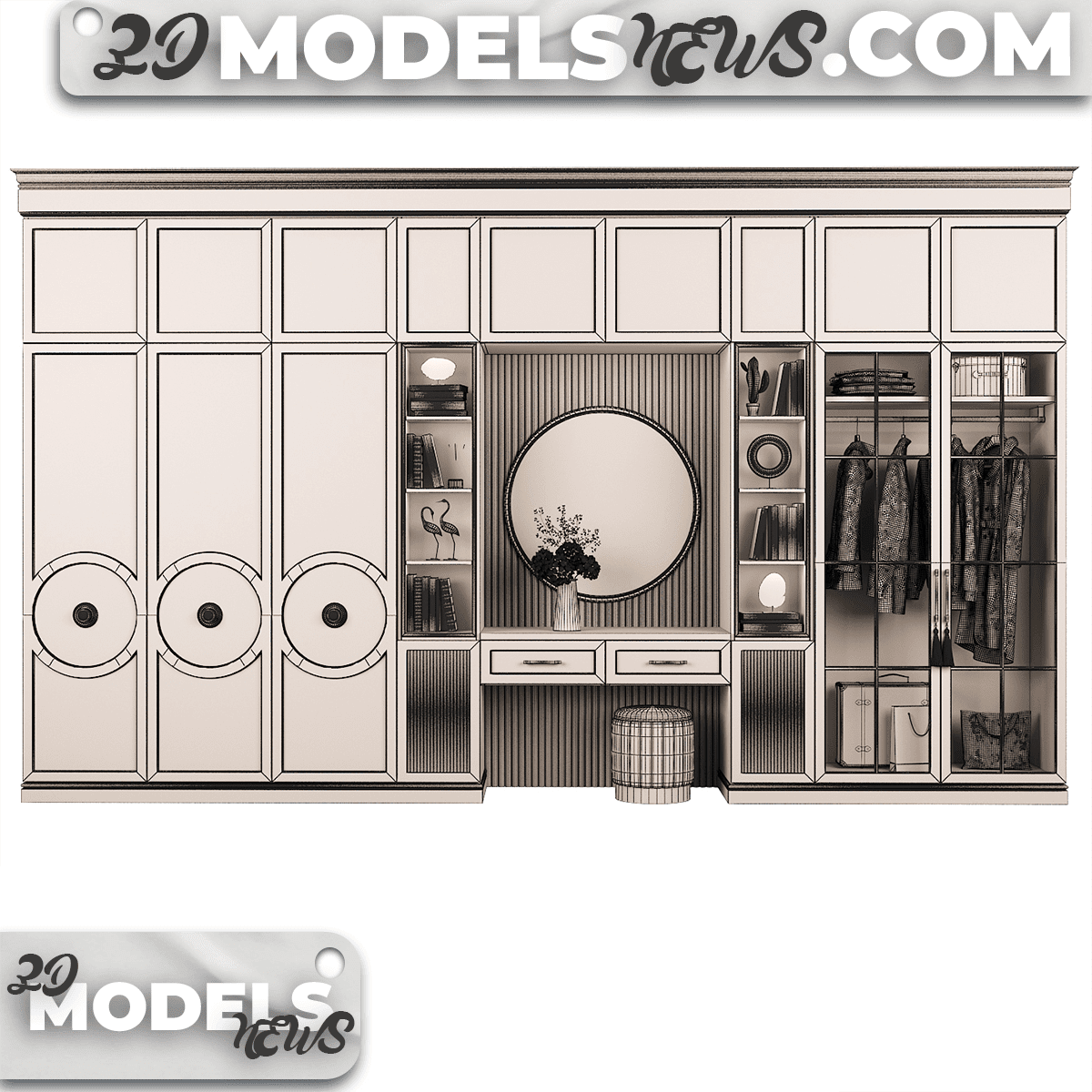 Furniture composition model 92 part 2 4