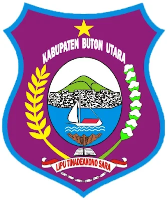 Logo / Lambang Kabupaten Buton Utara - Latar (Background) Putih & Transparent (PNG)