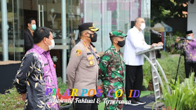 Kombes Pol Wahyu Sri Bintoro Kapolresta Tangerang dan Forkopimda Hadiri Pelepasan Relawan Nakes