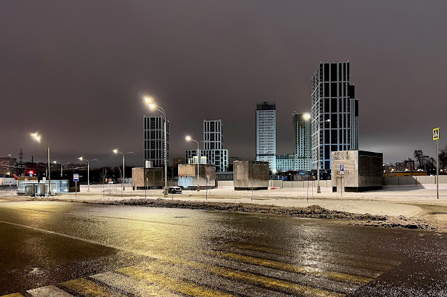 Аминьевское шоссе, строящийся жилой комплекс «Вестердам» (бывшая территория совхоза «Матвеевский»), строительная площадка ТПУ «Аминьевское шоссе»