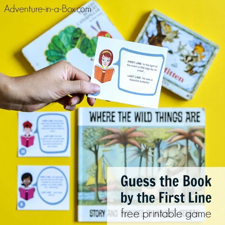 Free guess the picture book by the first line game