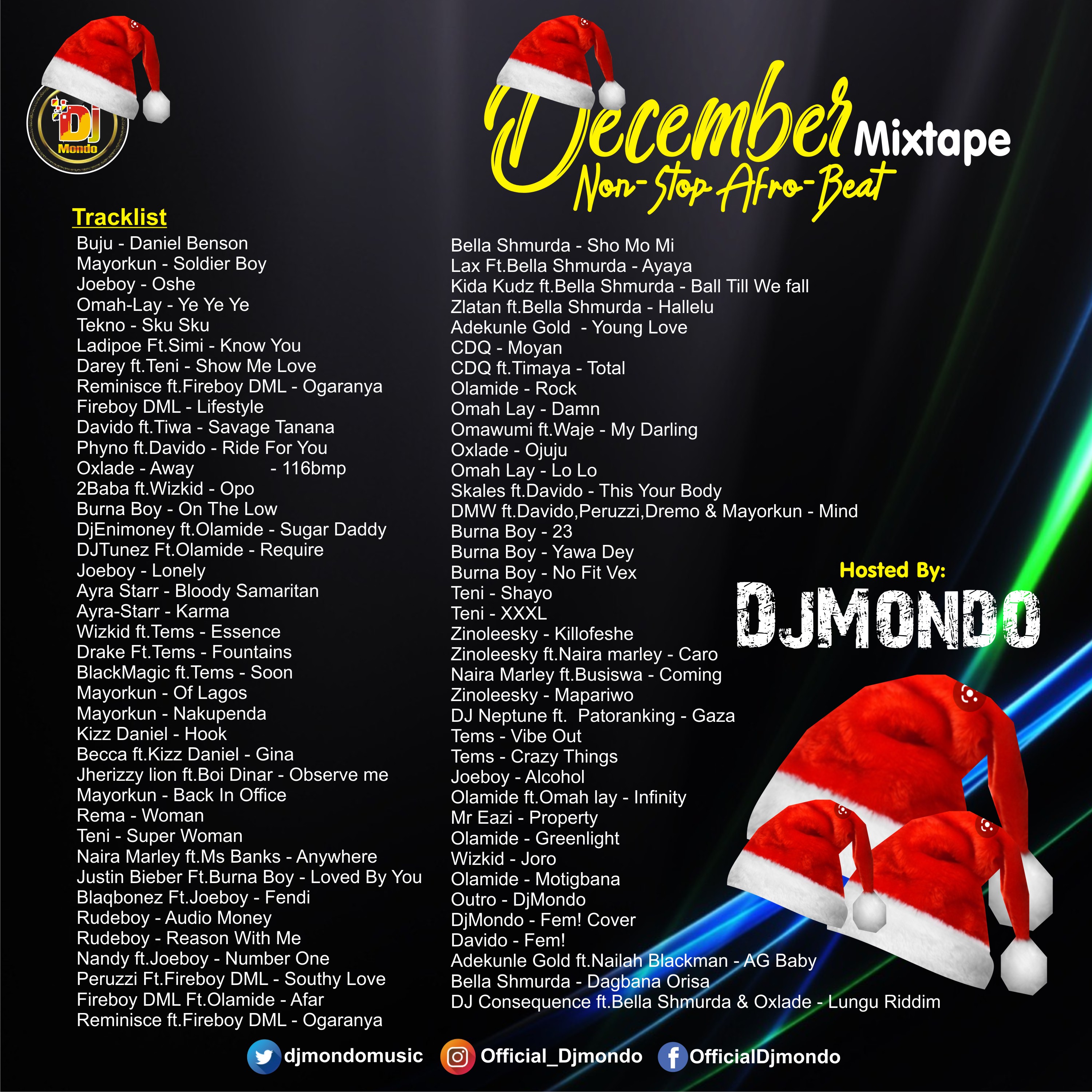 "December Mixtape,DjMondo,Non-Stop Afro Mixtape"