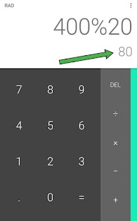 Calculator se percentage kaise nikalte hain