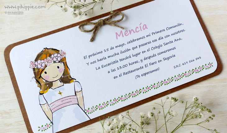 invitaciones primera comunion