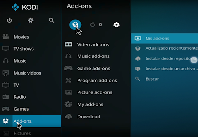 Instalar addon Festa kids en Kodi