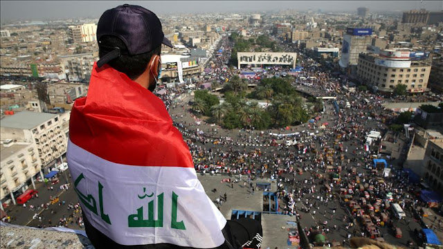 العراقيون يتوعدون الاطار التنسيقي في ذكرى تشرين.