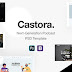 Castora - Podcast PSD Template Review