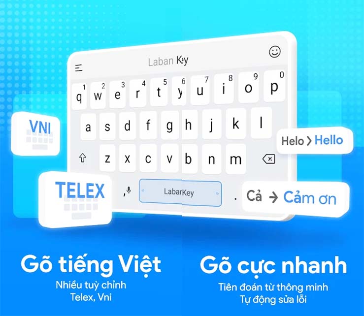 Laban Key Gõ tiếng Việt - Bàn phím đẹp nhiều chủ đề b